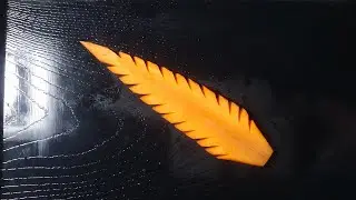 Very Simple Carrot Leaf Design - The Art Of Fruit And Vegetable Carving