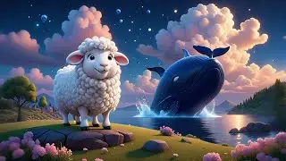 Four Soft Clouds Rock in the Sky | Gentle Counting Song for Kids | Soothing Preschool Sky Rhyme