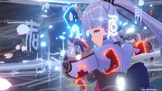 Ayaka and Shenhe clear Liyue Talent Domain in 28s