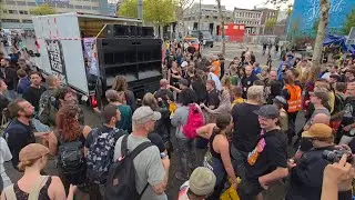 Eindhoven streetrave - Wonen is een Recht - 20 september 2025 PNN Pieters Nieuws Net live