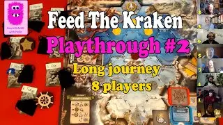 Feed the Kraken, Long Journey Playthrough with 8 players #FeedTheKraken #BoardGame #SocialDeduction
