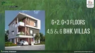 Luxury villa's in Attapur, Hyderabad. Nature's Embrace. Starting From 4 Cr*.