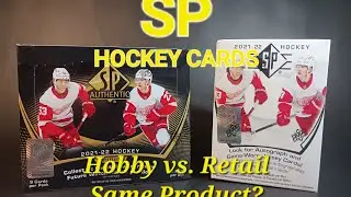 2021-22 SP Authentic vs. SP Retail Hockey Box Break Showdown #hockeycards #upperdeck #spauthentic
