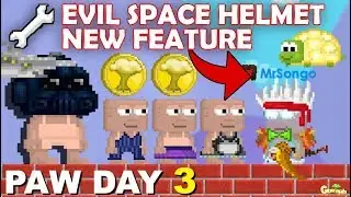 PAW DAY 3 | @Zerkon Helmet + Mega GrowToken + New items! | GrowTopia