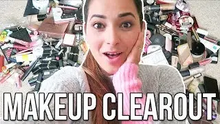 DECLUTTERING MY MAKEUP COLLECTION 2017 | Huge Makeup Clear Out | MAKEUP DECLUTTER | Ysis Lorenna