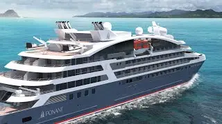 Ponant Le Bougainville Luxury Cruise Ship  - Balcony Stateroom Tour