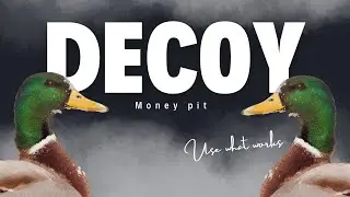 Duck decoys and where to start