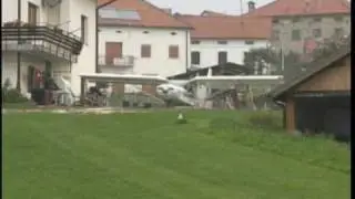 Short takeoff and landing in the Italian Alps in Zenith