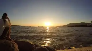 English Bay Beach Sunset Timelapse - Vancouver, BC