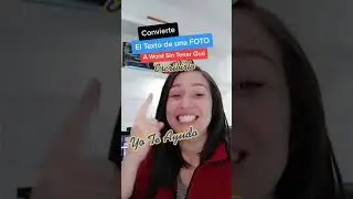 convierte texto de una foto a word sin escribir