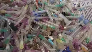 Syringe Needles, Sutures Needles, Scalpel blades shredder | Amey Engineers Biomedical Waste crusher