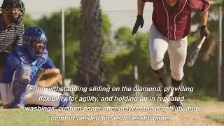 Custom Baseball Pants: Combining Comfort and Style