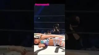Hazuki is totally defeated. #wrestling  #hazuki