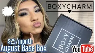 August Base Box Try On/Review $25/Month #GIFTEDBYBOXY #BOXYCHARM #UNBOXING