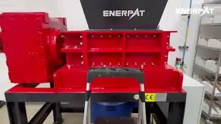 MSB-E two shaft shredder for medical waste