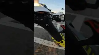 CRASH POV: SENT IT TOO HARD #crash #wheelie #bike #701supermoto