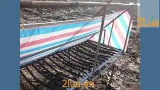 Lắp đặt m&aacute;y thổi oxy tạo d&ograve;ng | M&aacute;y sục kh&iacute; Aiflift | Thiết bị thuỷ sản 2L&uacute;a