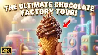 Chocolate Ice Cream Factory Tour 🍦 Cornetto Style (Real ASMR)