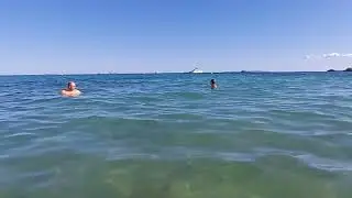 IBIZA - Playa De Ses Figueretes - Hiszpania - Wrzesień.