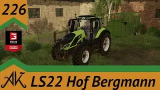 LS22 Hof Bergmann 226 Den Hof versorgen und Enhanced Animal System in den St&auml;llen einstellen