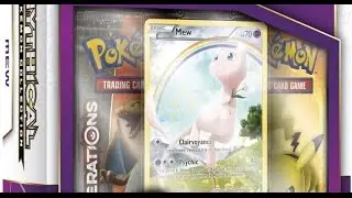mew mythical collection box opening/HAPPY POKEMON DAY 