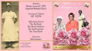 Celebrating the Beautiful Life of Nurse Sylvia Ward | 1:00pm - January 05, 2025 | Gingerland
