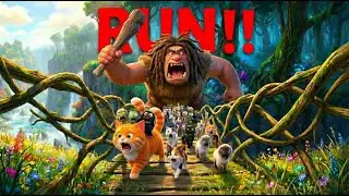 Cat Squad vs The Giant Ogre: Epic Rescue & Bridge Escape (The Portal Ep. 3)