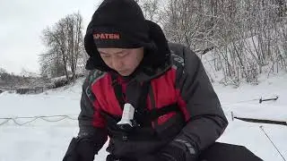 Этот раттлин косит форель! Провалился под лед! Ловля форели со льда! закрытие сезона твердой воды!
