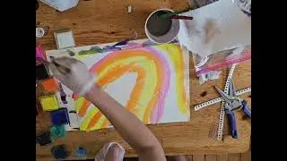 Squash book watercolor painting