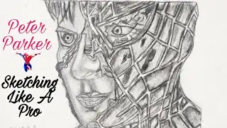 Drawing Peter Parker | Sketching Like A Pro | Skez Art