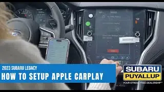 2023 Subaru Legacy l Setting Up AppleCar Play