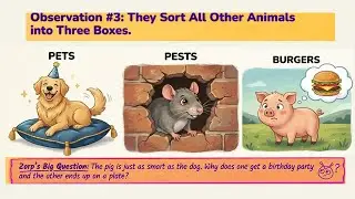 Zzorp Observation 3 Big Sorting Puzzle - Educational Kids Series 6 - 11 years