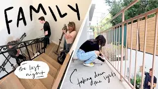 last day in the house... (+ my family comes to LA!!) MOVING VLOG!
