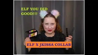 ELF X JKISSA Collection EYESHADOW PALETTE + MASCARA + EYELINER - Review + Tutorial