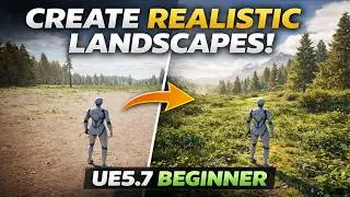 Create Realistic Landscapes in Unreal Engine 5.7 (Beginner Friendly Guide)