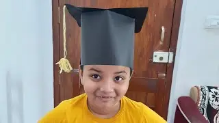 Graduation cap || Graduation cap making at home
