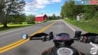 Hancock, NY Motorcycle Ride | Cruising the Catskills on a Ducati Monster - 20,205 mi