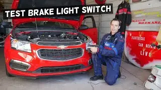 HOW TO TEST BRAKE LIGHT SWITCH, BRAKE PEDAL POSITION SENSOR CHEVY, CHEVROLET, GMC, BUICK, CADILLAC