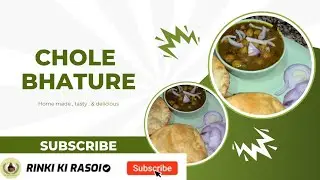 Home Made Chole Bhature 😍 | Soft Bhature & Tasty Chole | Rinki ki Rasoi #cooking #trending #recipe 