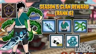 Clan Reward Season 5 - Ninjas Born To Fight (Rank 6) | Ninja Legends
