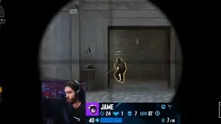Jame 1v3 against MOUZ on Overpass (IEM Rio Major - Semifinal - MOUZ vs Outsiders)