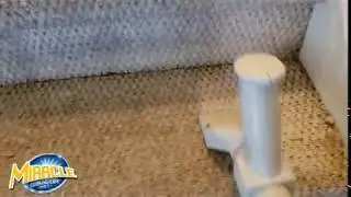 Cleaning extremely soiled stairs with Dri-master