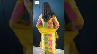 Yellow Pure Crepe Suit | Xari by Madhuri #suits #onlineshopping