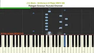 [Synthesia] BACH - Sinfonia in D Major BWV 29