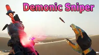 Demonic Sniper Mastercraft Blueprint Inspection in CoD Black Ops Cold War 