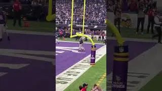 In-stadium reaction to Dalvin Cooks 64 yard screen pass touchdown vs Colts to spark largest comeback