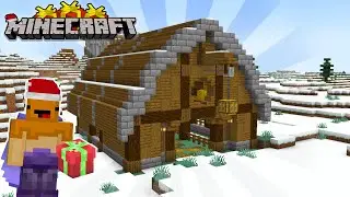 I Built A Barn For Reindeers In Minecraft! Minecraft Let's Play Episode 15...