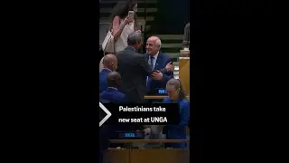 Palestinians take new seat at UNGA