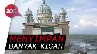 Saksi Bisu Tsunami Palu, Masjid Terapung Ramai Didatangi Warga