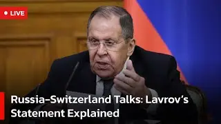 🔴LIVE: Lavrov Issues Statement After Talks with Swiss Foreign Minister Cassis | AC1W